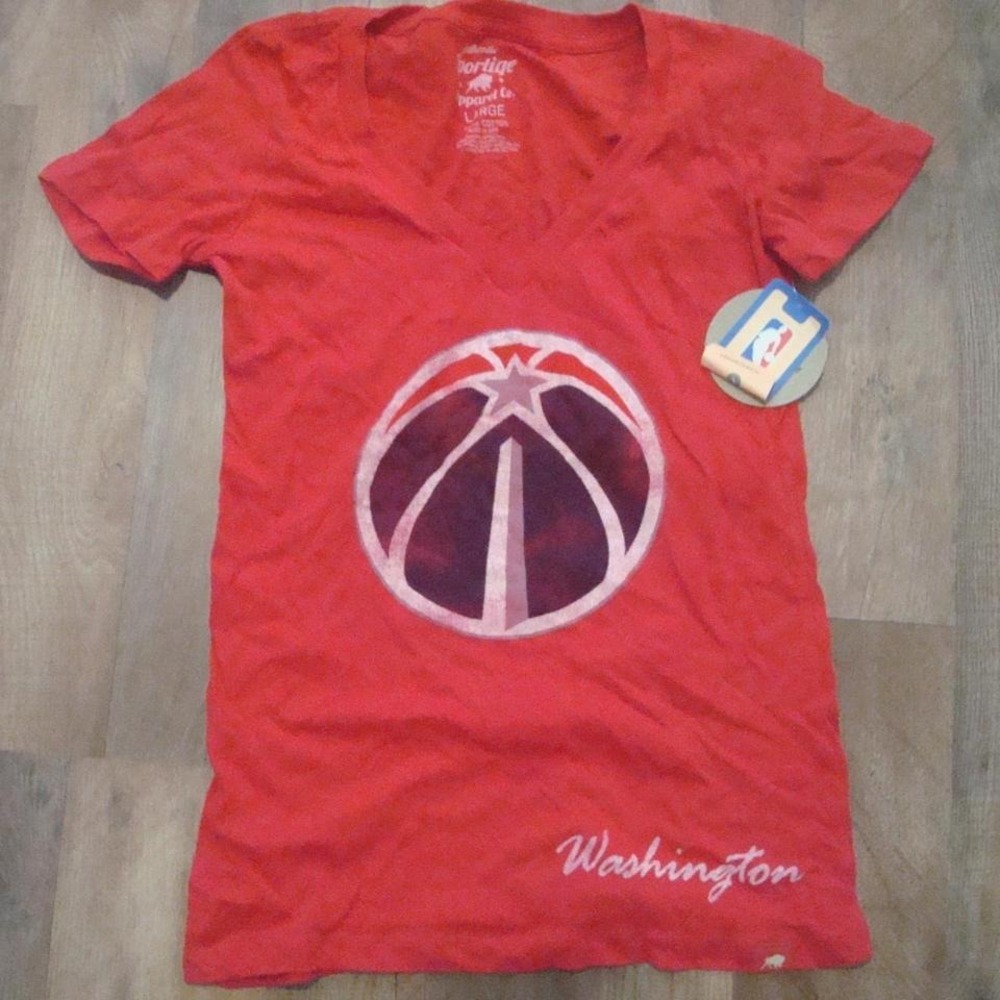 WASHINGTON WIZARDS WOMENS LARGE SHIRT VINTAGE 00S Y2K G2